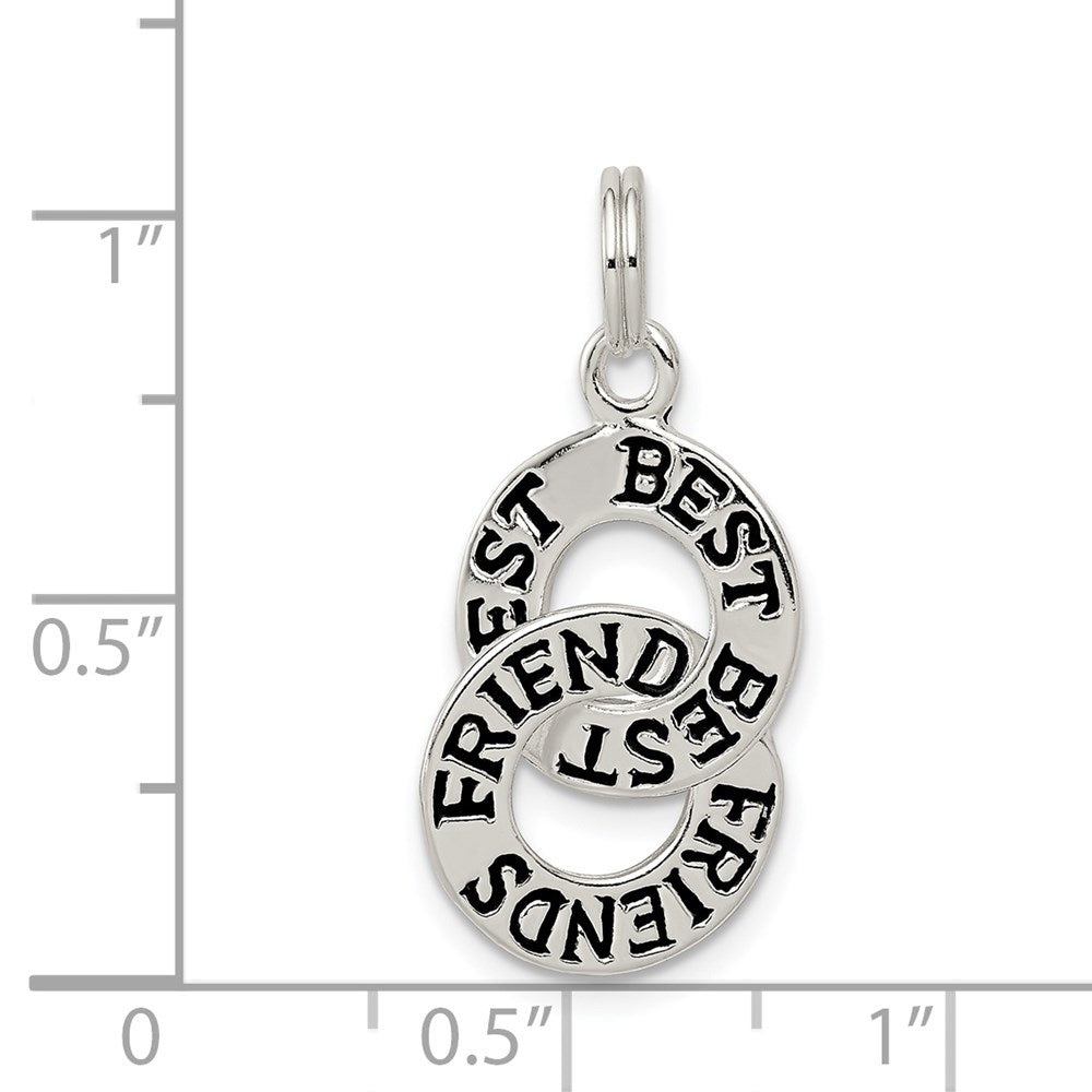 Sterlingsilber Beste Friends Charm