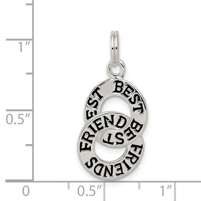 Sterlingsilber Beste Friends Charm