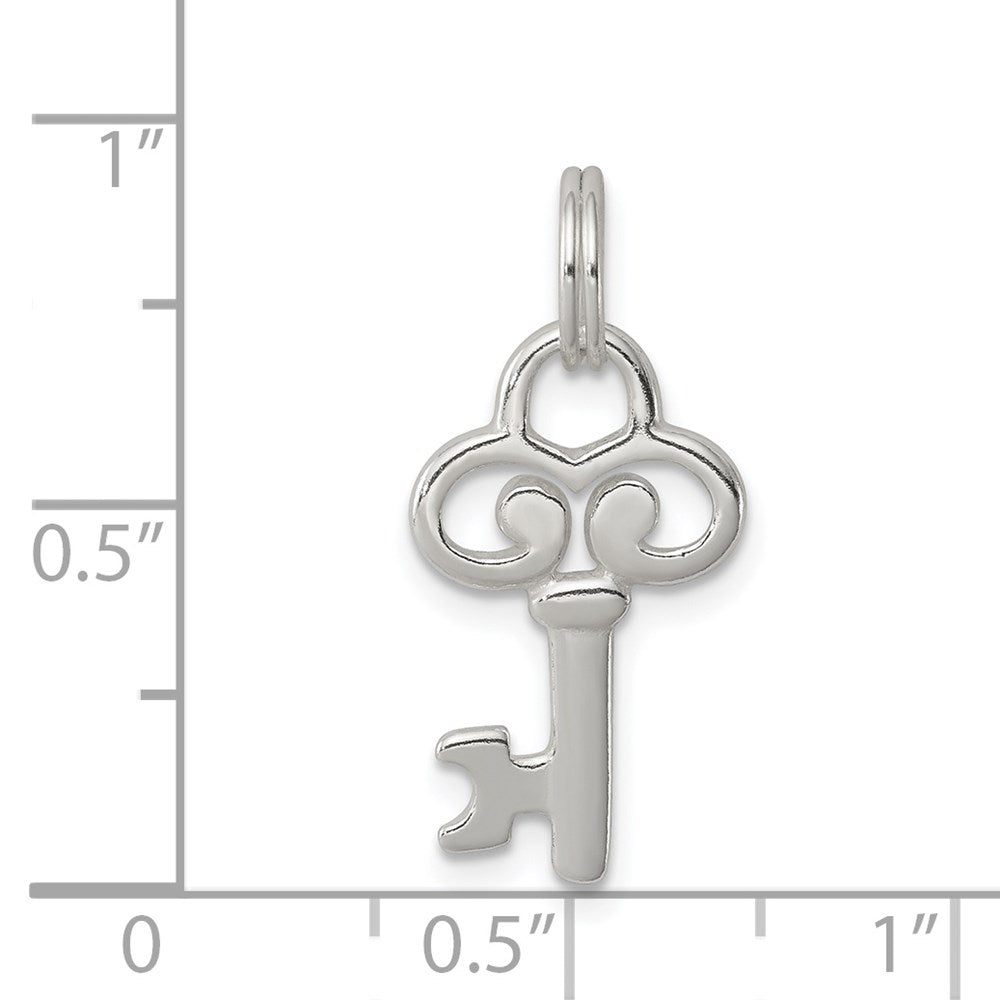 Sterlingsilber Key Charm