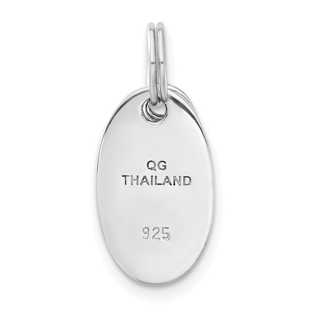 Sterlingsilber Poliert Wunsch True Liebe Charm