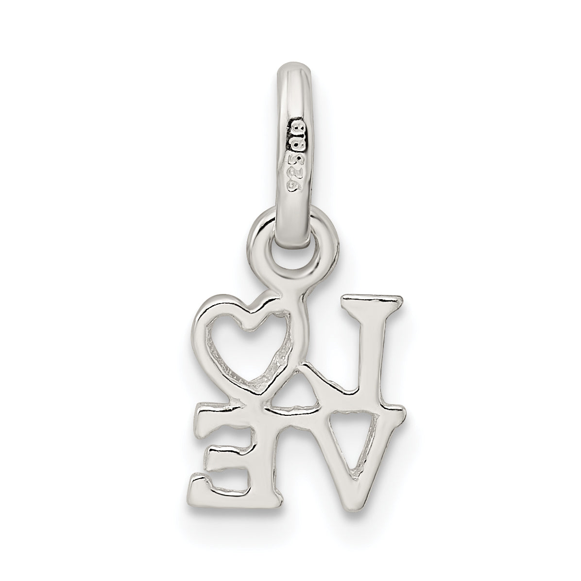 Sterlingsilber Liebe Charm