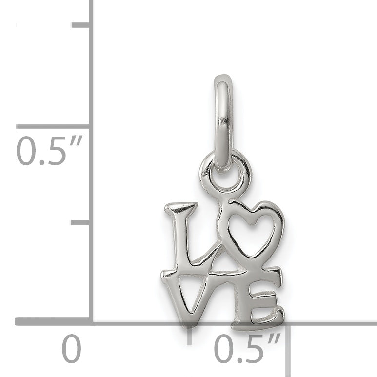 Sterlingsilber Liebe Charm