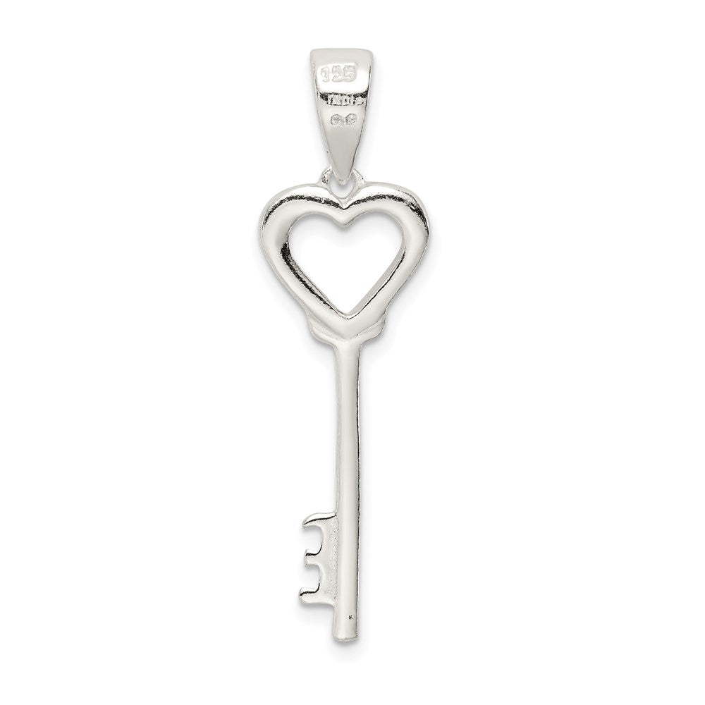 Sterlingsilber Poliert Key Anhänger