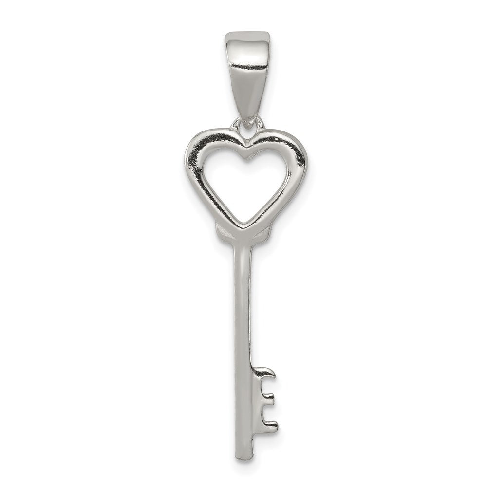 Sterlingsilber Poliert Key Anhänger