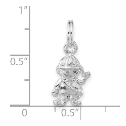 Sterlingsilber Poliert Junge Charm