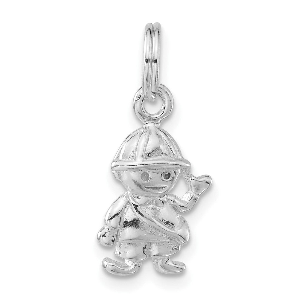Sterlingsilber Poliert Junge Charm
