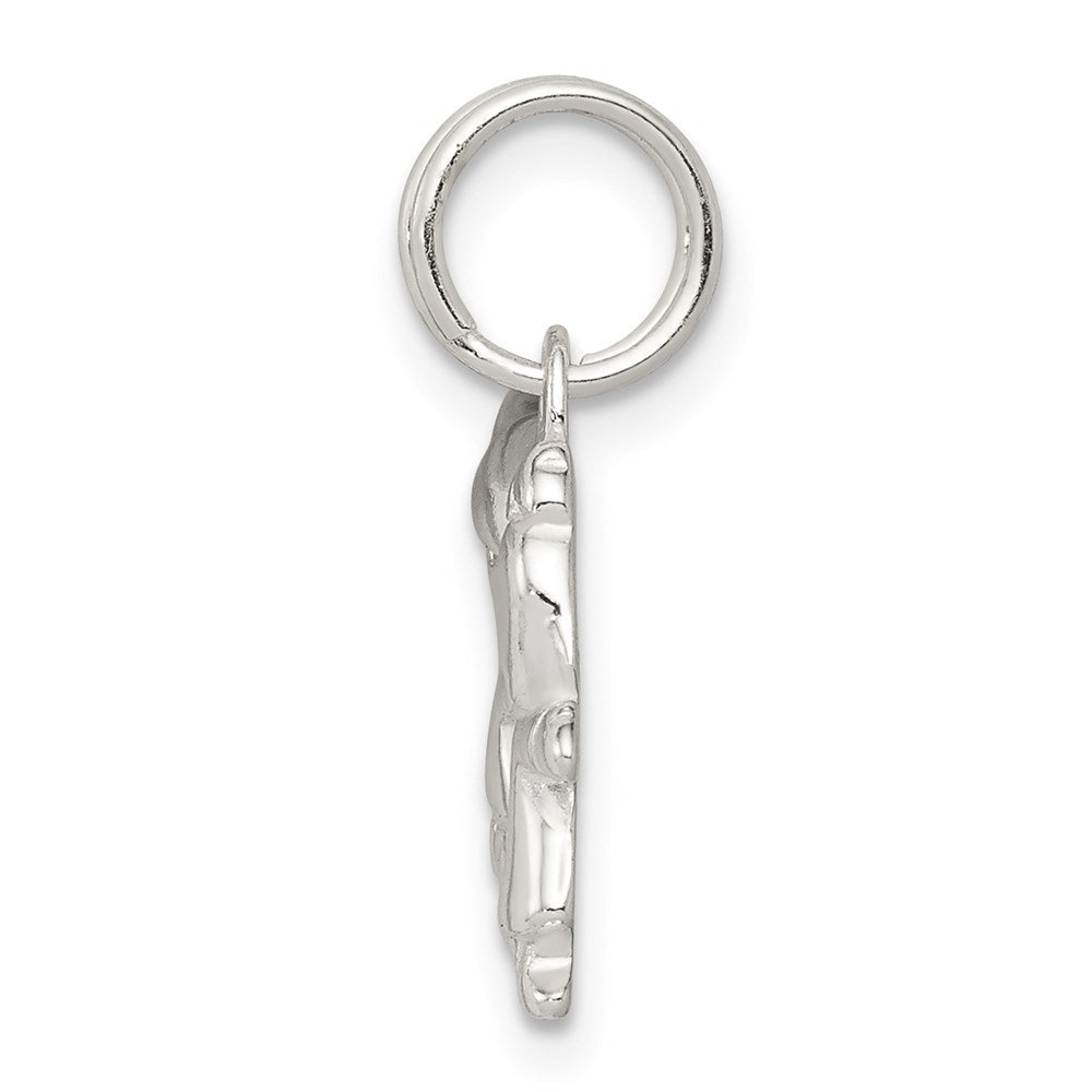 Sterlingsilber Poliert Junge und Mädchen Charm
