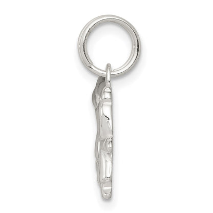Sterlingsilber Poliert Junge und Mädchen Charm