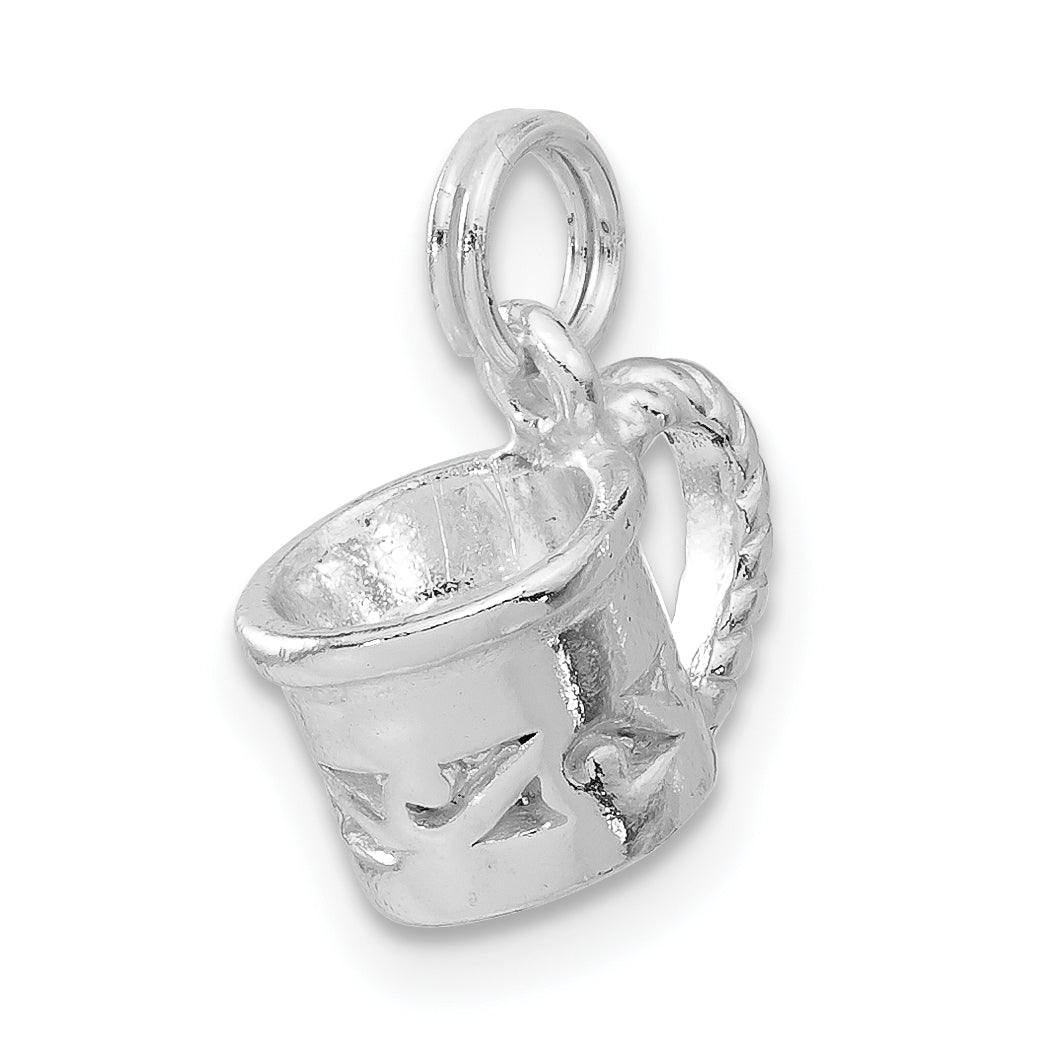 Sterlingsilber Poliert Mug Charm