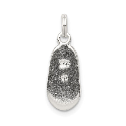 Sterlingsilber Poliert Schuh Charm