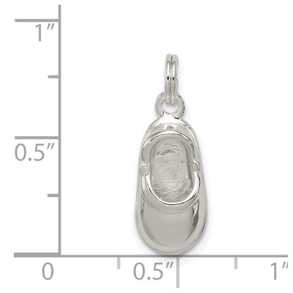 Sterlingsilber Poliert Schuh Charm
