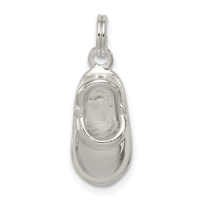 Sterlingsilber Poliert Schuh Charm