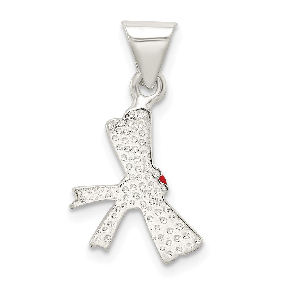 Sterlingsilber Emailliert Diploma Charm