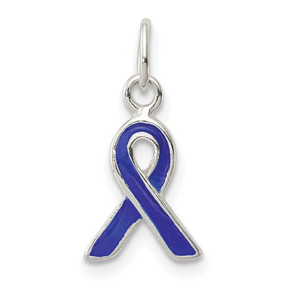 Sterlingsilber Blau Emailliert Bewusstsein Charm