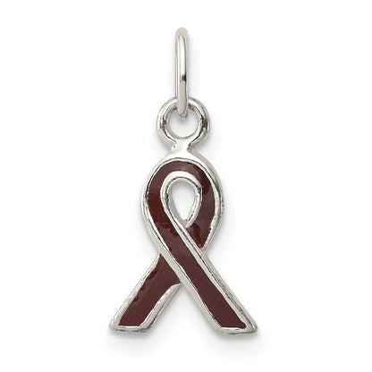 Sterlingsilber Braun Emailliert Bewusstsein Charm