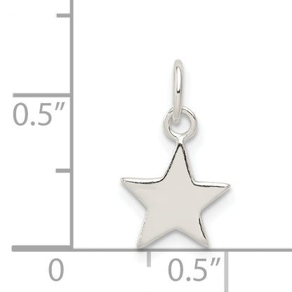 Sterlingsilber Stern Charm