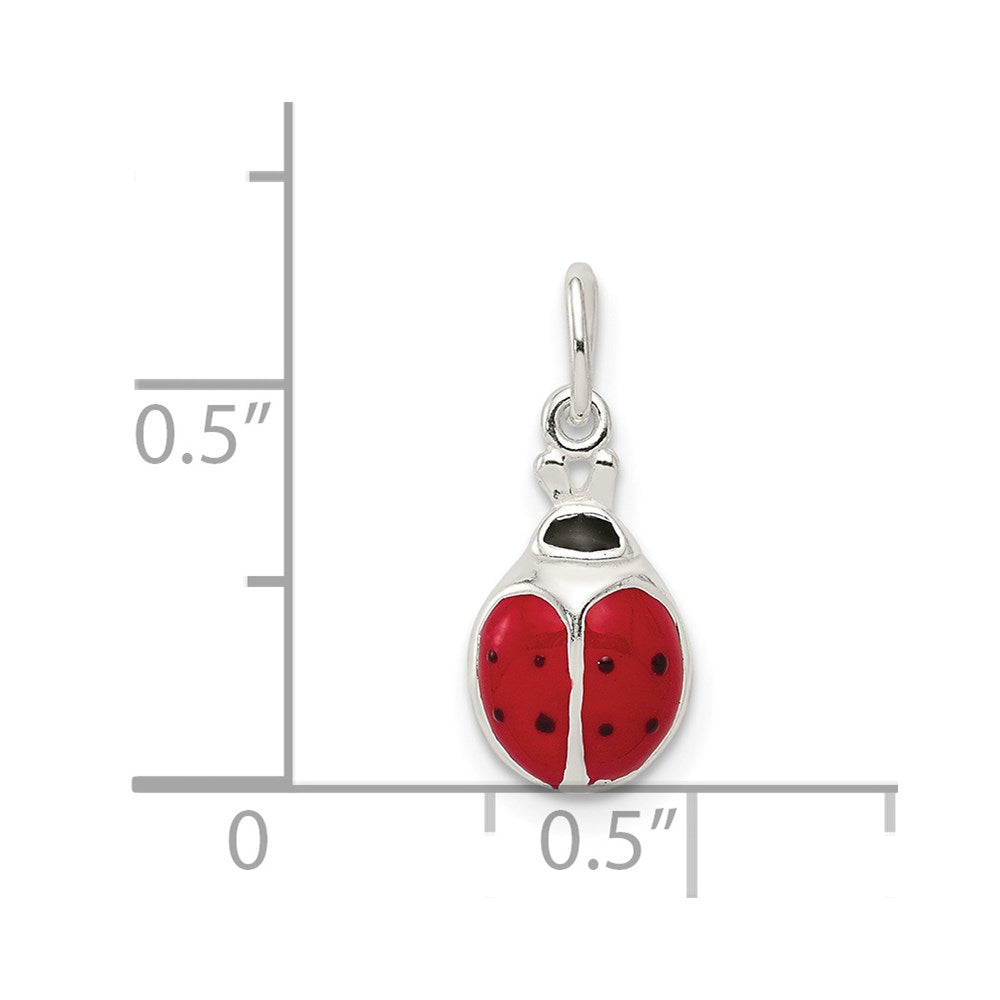 Sterlingsilber Emailliert Damen Bug Charm