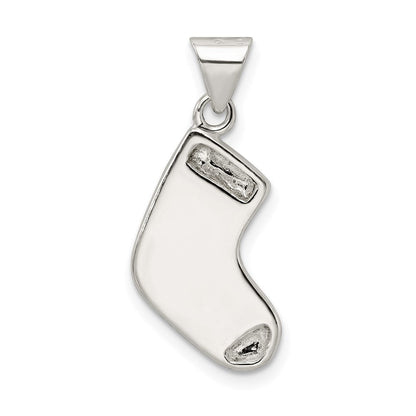 Sterlingsilber Emailliert Weihnachten Stocking Charm