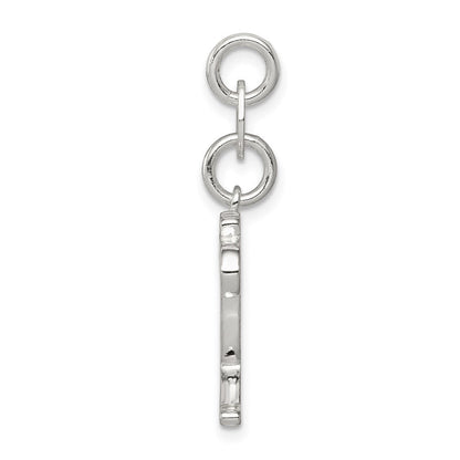 Sterlingsilber Emailliert Santa Sled Charm