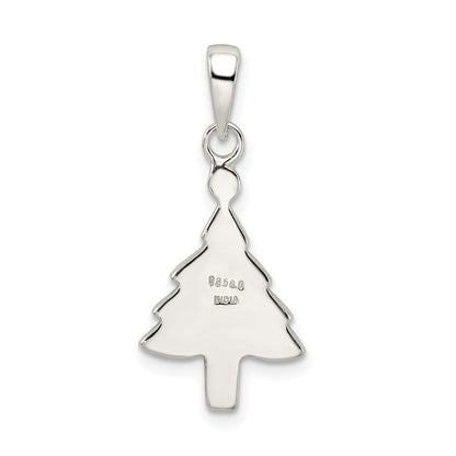 Sterlingsilber Emailliert Weihnachten Baum Anhänger
