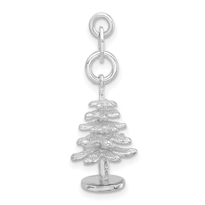 Sterlingsilber Poliert Baum Charm