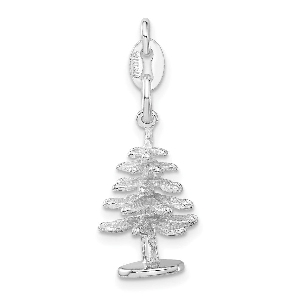 Sterlingsilber Poliert Baum Charm