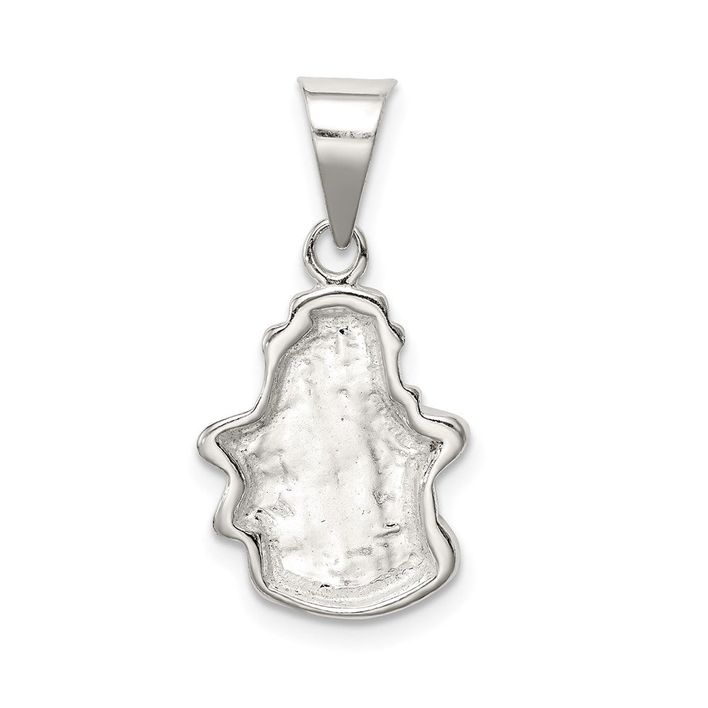 Sterlingsilber Emailliert Snowman Charm