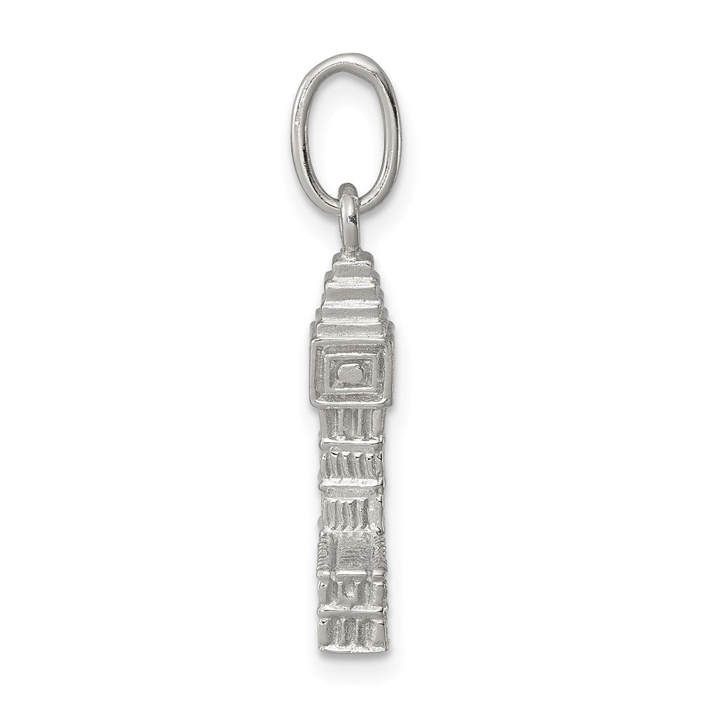 Sterlingsilber Rhodiniert Big Ben Charm