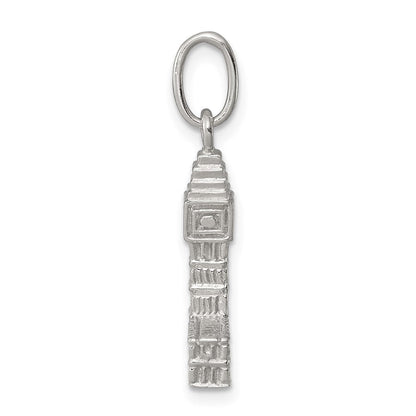 Sterlingsilber Rhodiniert Big Ben Charm
