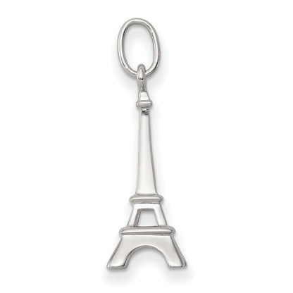 Sterlingsilber Rhodiniert Eiffel Tower Charm