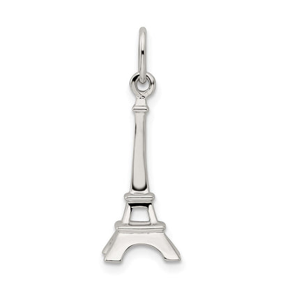 Sterlingsilber Rhodiniert Eiffel Tower Charm