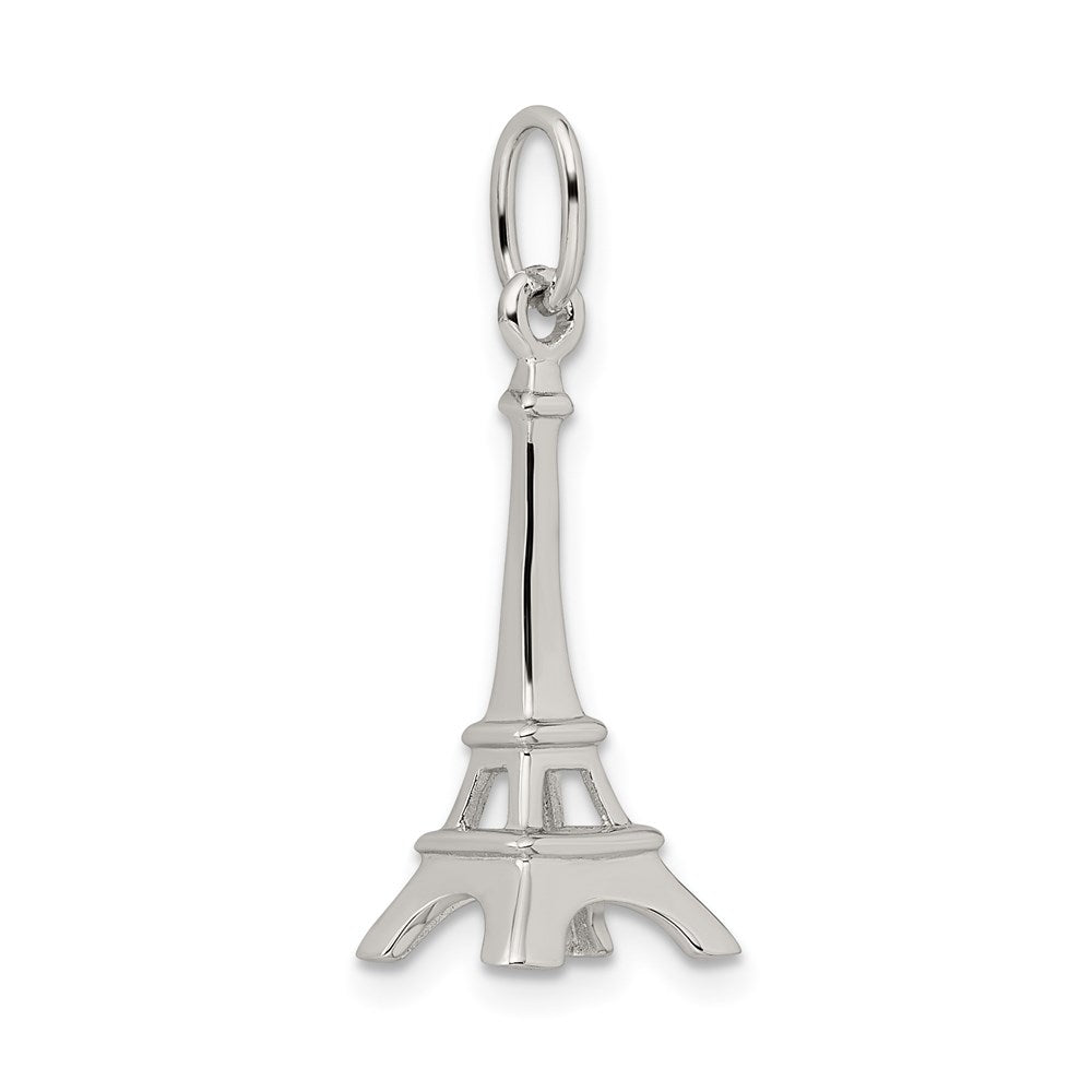 Sterlingsilber Rhodiniert Eiffel Tower Charm