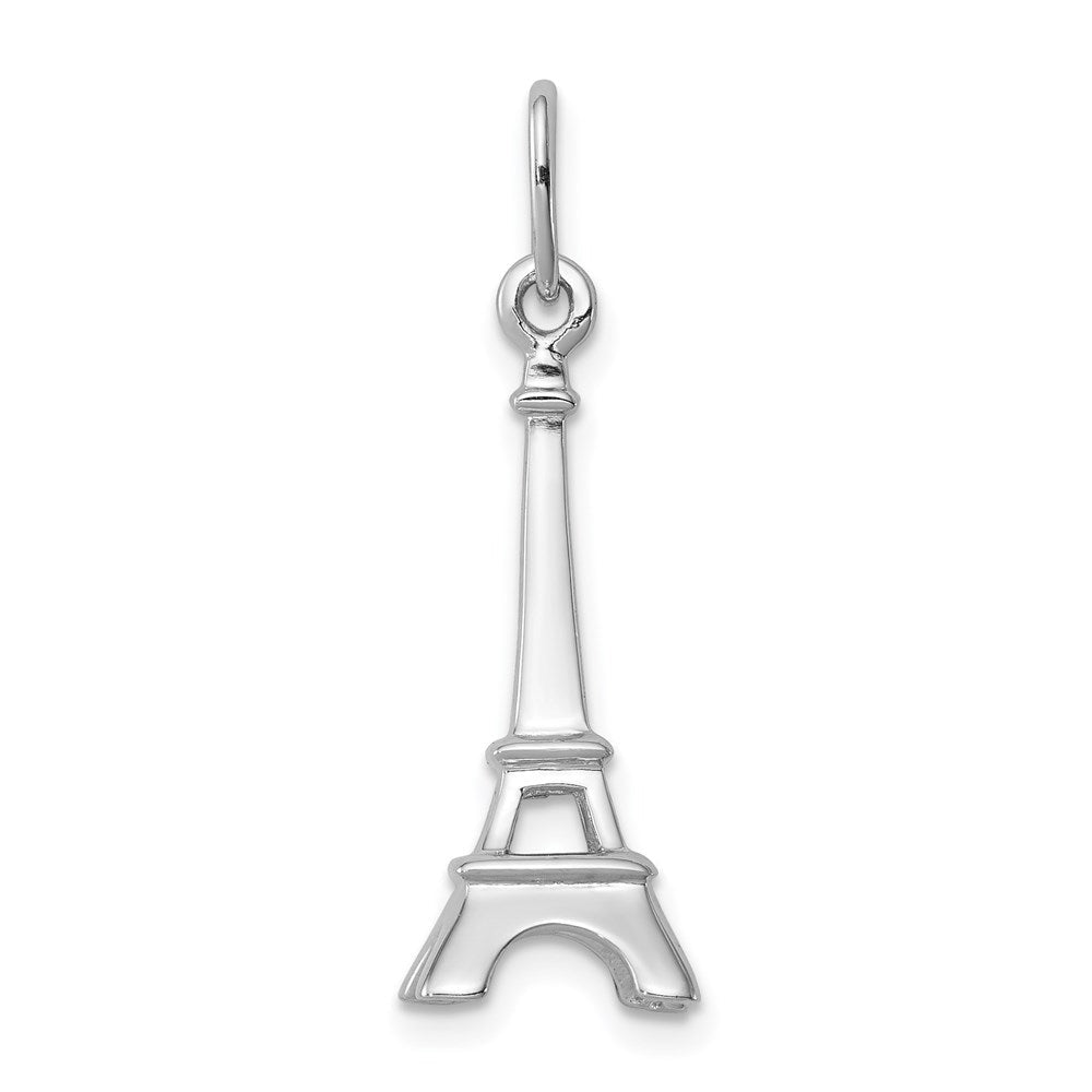 Sterlingsilber Rhodiniert Eiffel Tower Charm