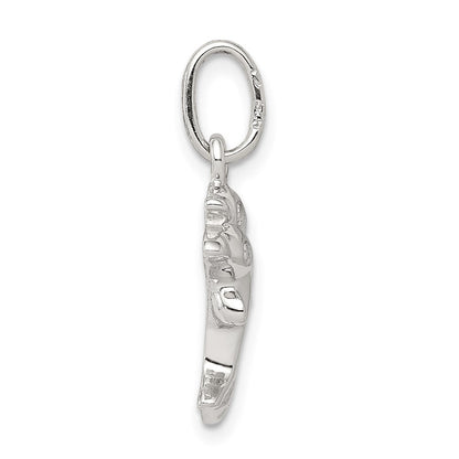 Sterlingsilber Rhodiniert Poliert Delfin Charm
