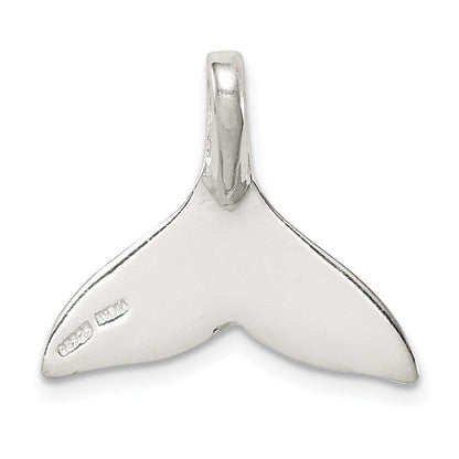 Sterlingsilber Wal Schwanz Anhänger