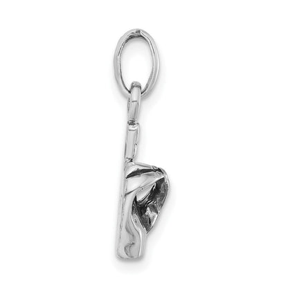 Sterlingsilber Poliert & Antikisiert Zeichen Language Hand Symbol Charm