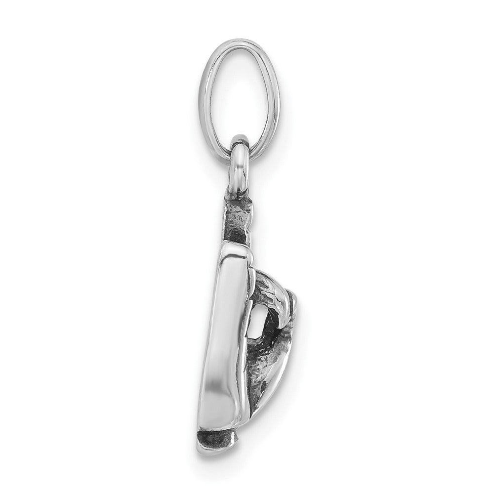 Sterlingsilber Poliert & Antikisiert Zeichen Language Hand Symbol Charm