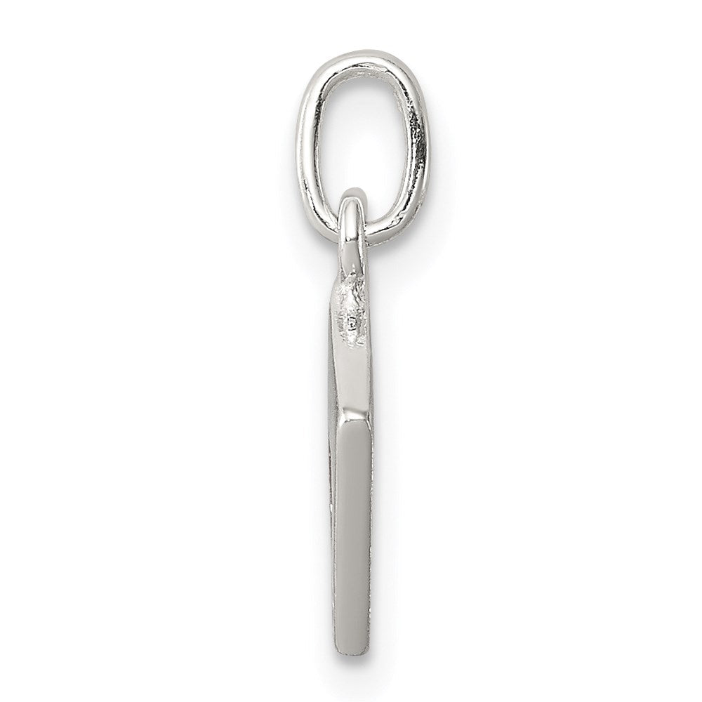 Sterlingsilber Emailliert Ace Of Herzen Card Charm