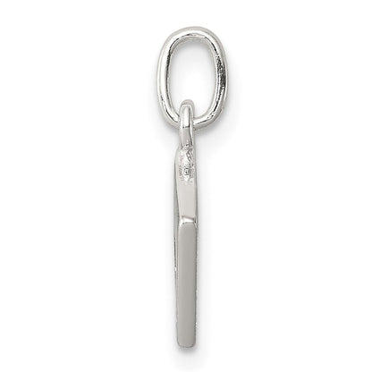 Sterlingsilber Emailliert Ace Of Herzen Card Charm