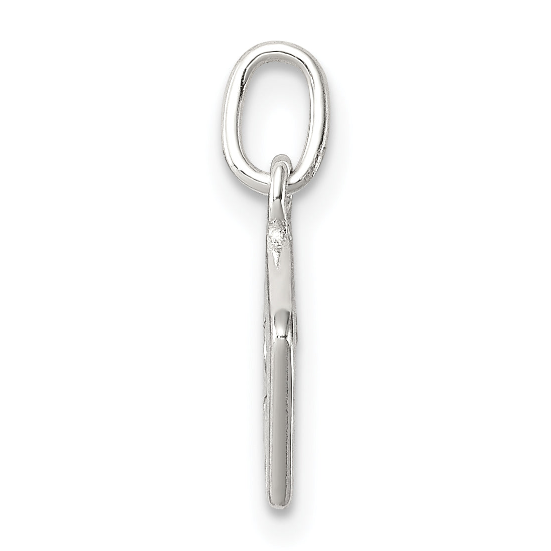 Sterlingsilber Emailliert Ace Of Spades Card Charm