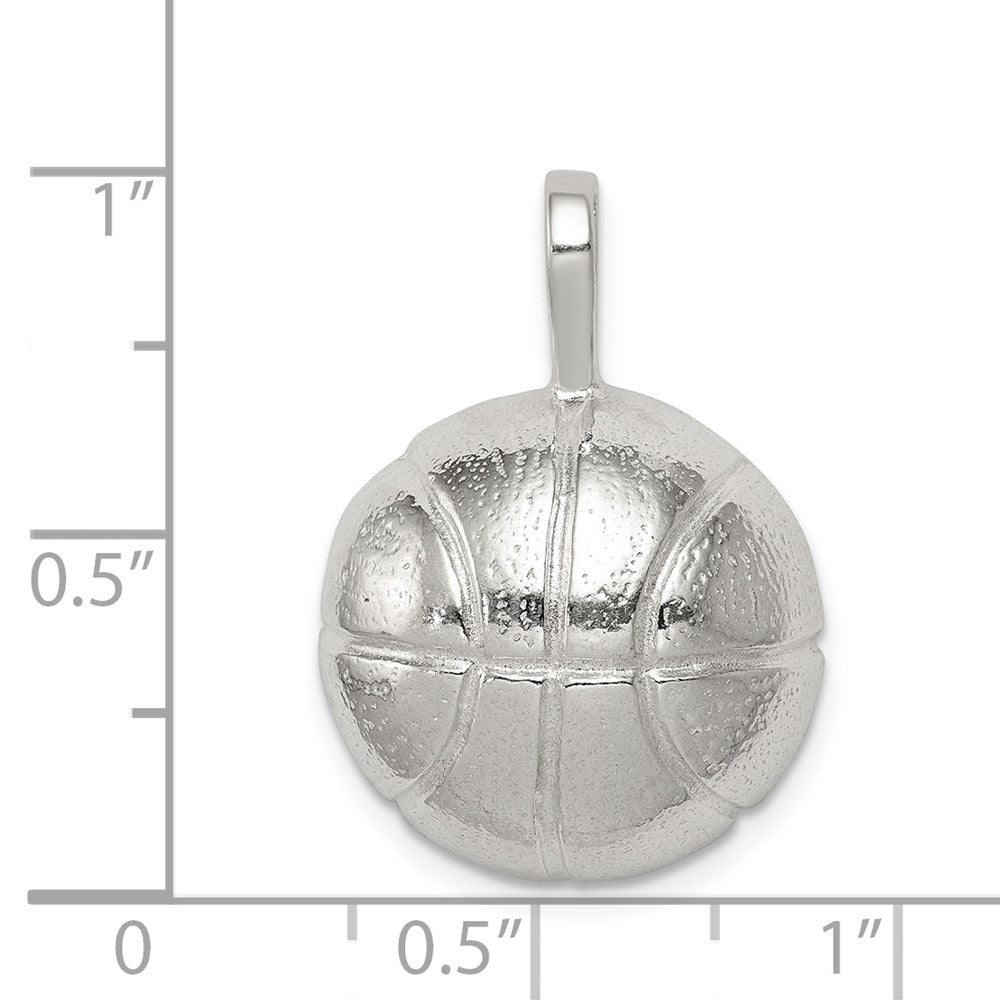 Sterlingsilber Basketball Charm
