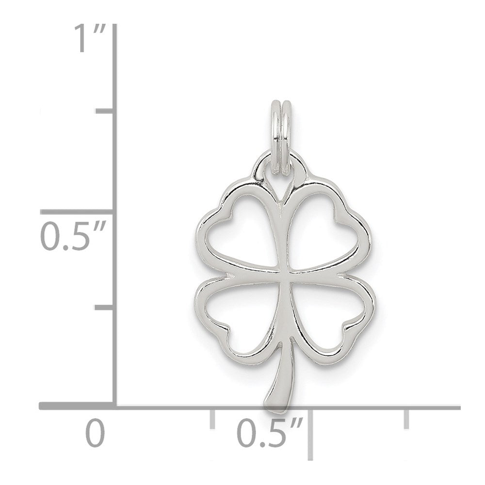 Sterlingsilber Vier Blatt Klee Charm