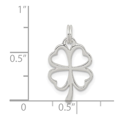 Sterlingsilber Vier Blatt Klee Charm