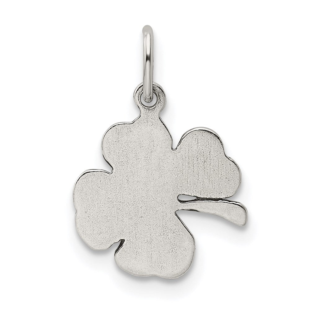 Sterlingsilber Antikisiert 4-leaf Klee Charm