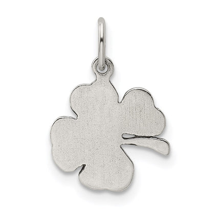 Sterlingsilber Antikisiert 4-leaf Klee Charm