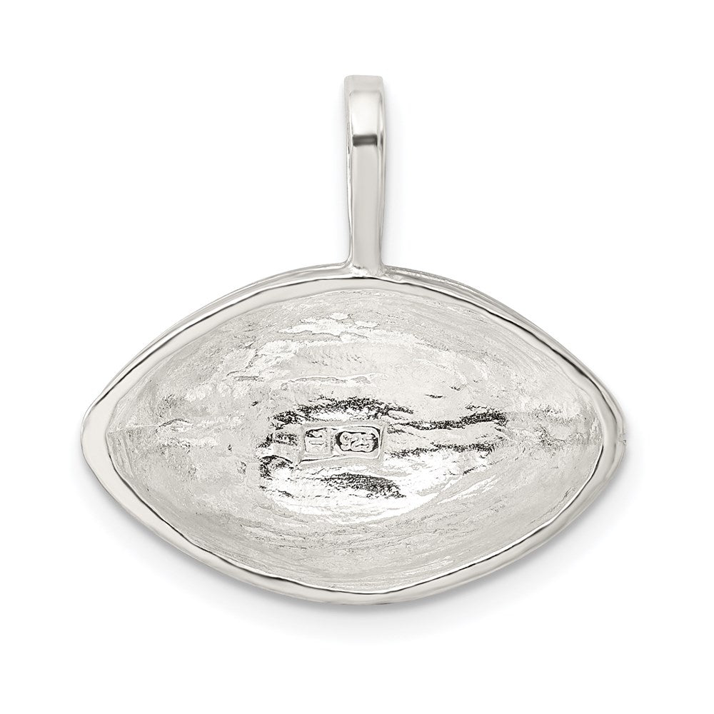Sterlingsilber Football Charm
