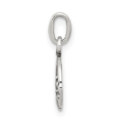 Sterlingsilber Mini Antikisiert Claddagh Charm