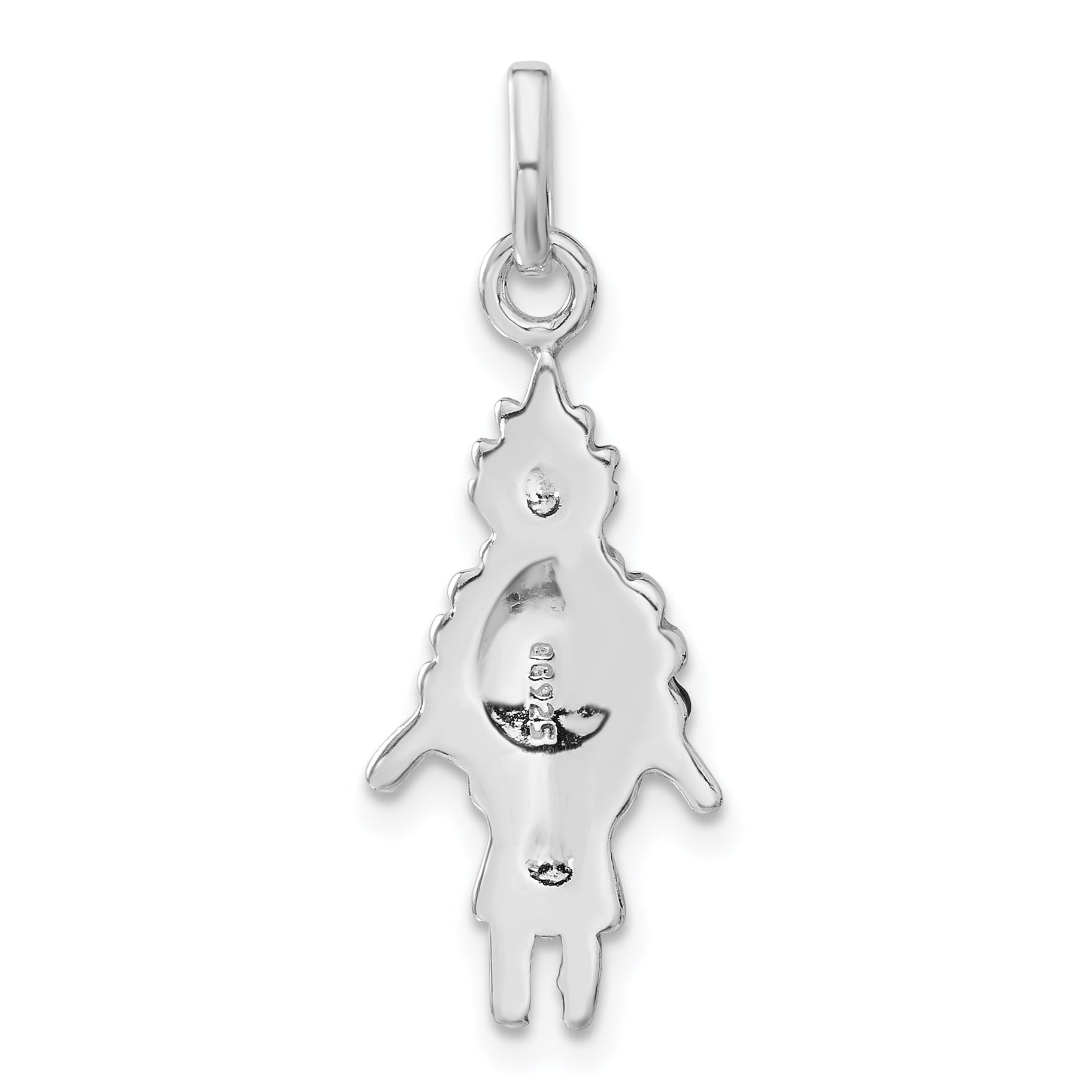 Sterlingsilber Emailliert Pineapple Person Charm