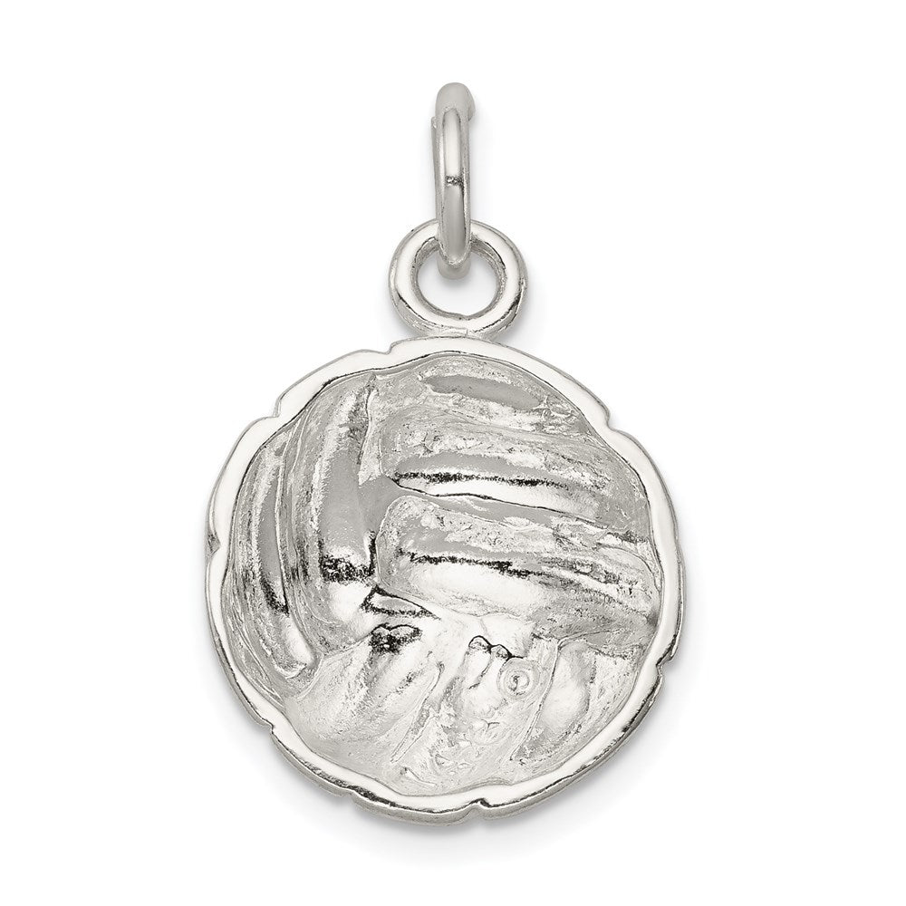 Sterlingsilber Volleyball Charm