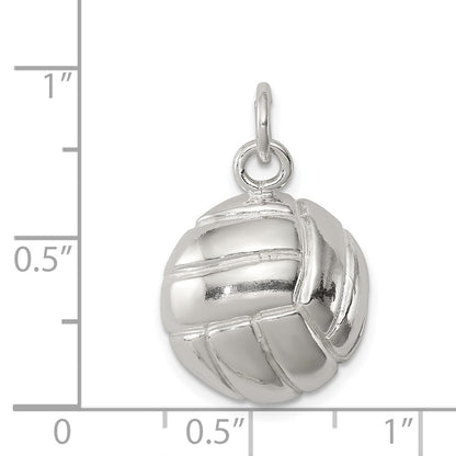 Sterlingsilber Volleyball Charm